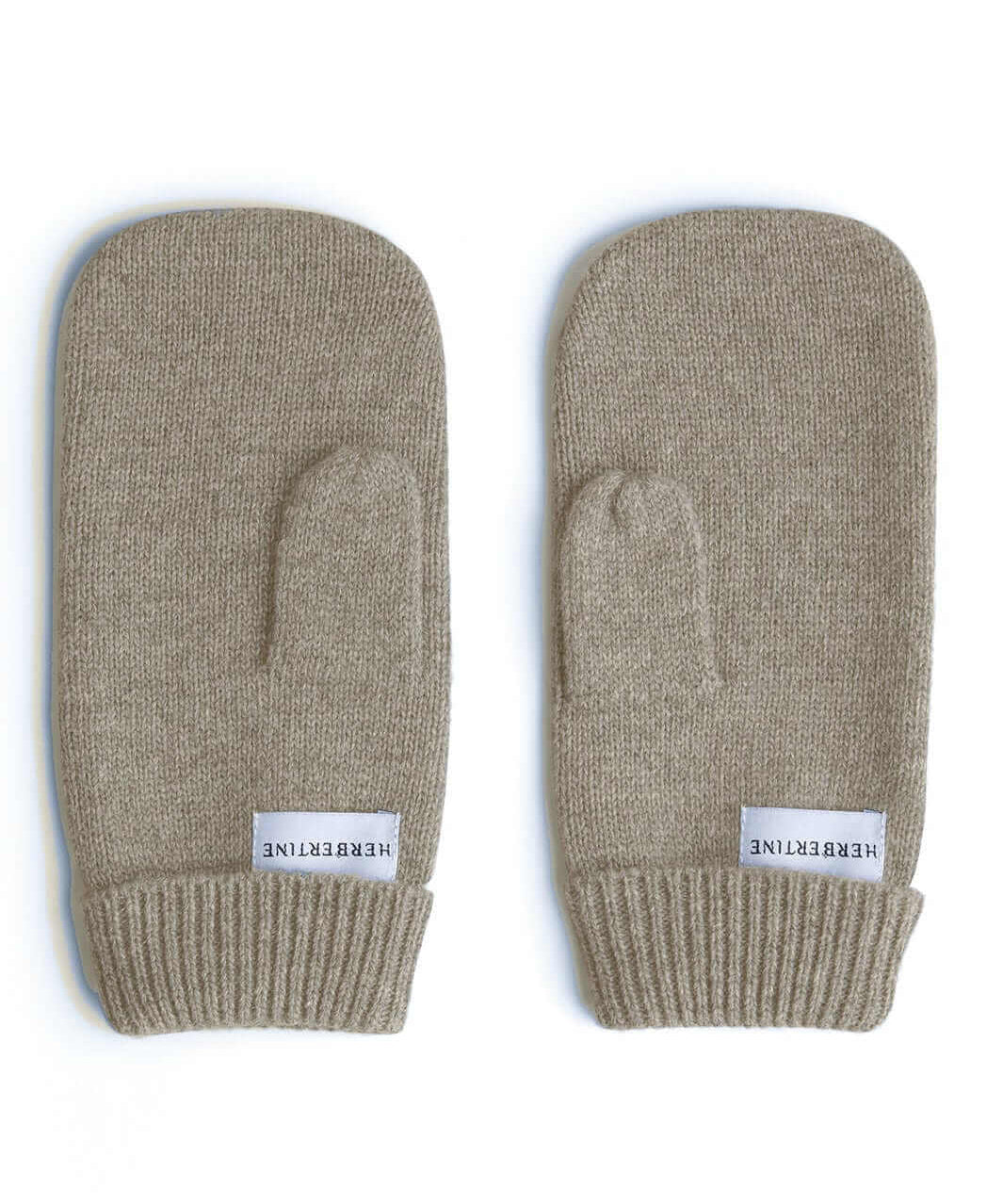 Beige reflexvantar dam & herr framsida