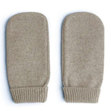 Beige reflexvantar dam & herr baksida