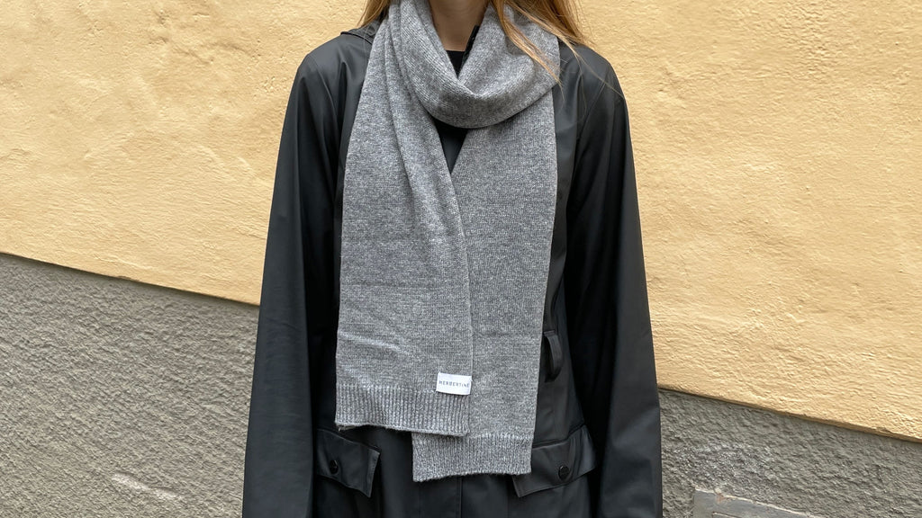 Wool Scarf - Grey