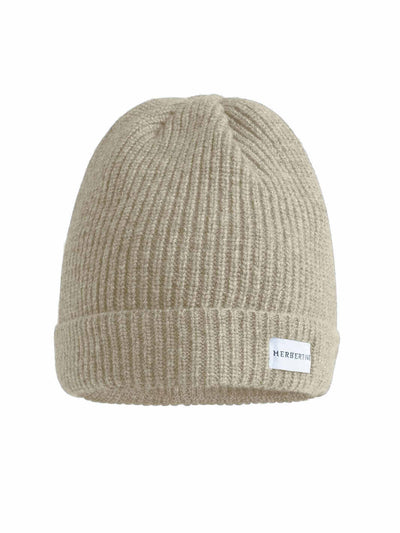 Beige varm fodrad reflexmössa vuxen