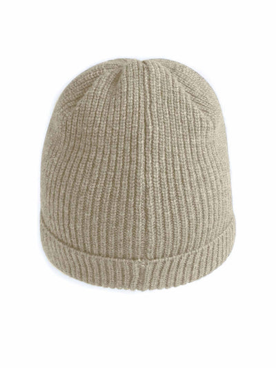 Beige varm fodrad reflexmössa vuxen